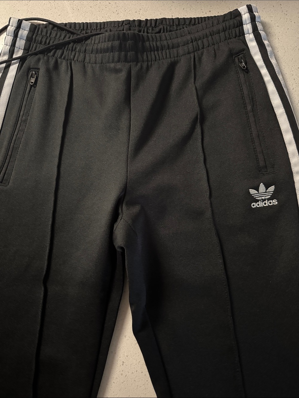 Adidas Originals Women’s Black Trefoil Track Suit Set Jacket Small Pants XS